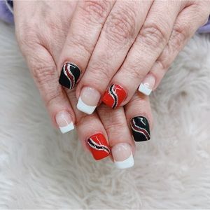 Press on nails| gel press on | High quality|stiletto code m17